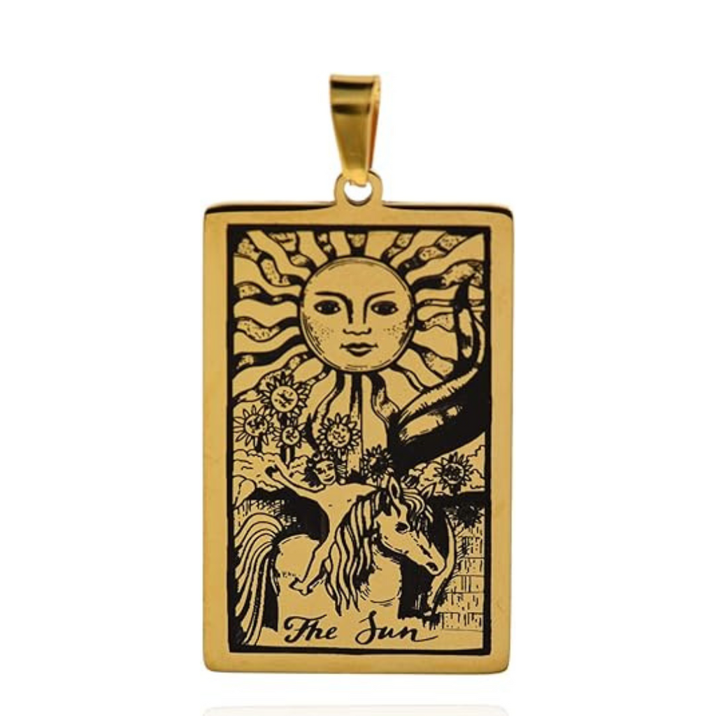 Tarot Card Necklaces - Gold Colored HD