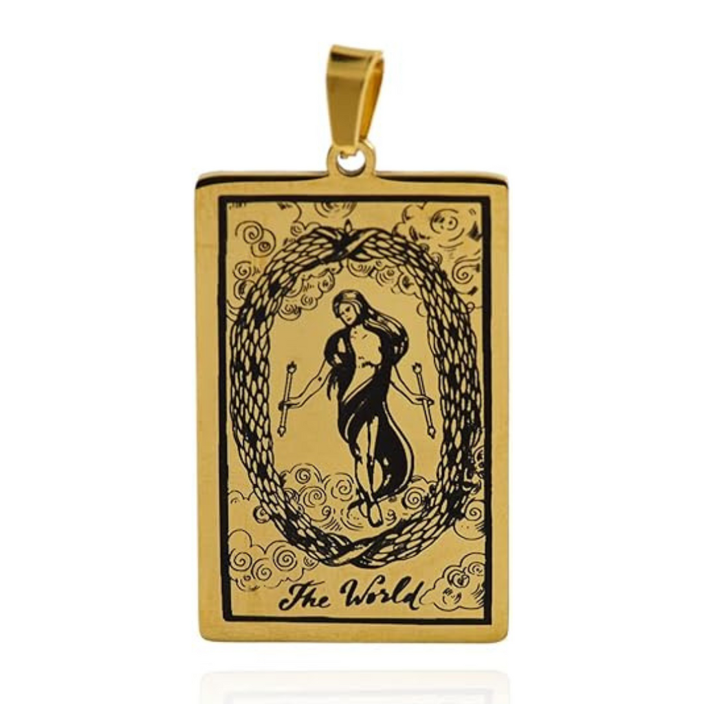 Tarot Card Necklaces - Gold Colored HD