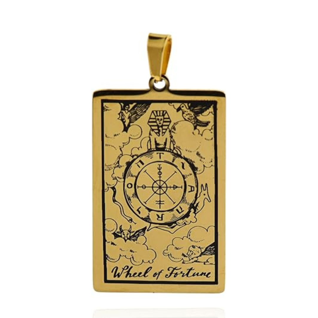Tarot Card Necklaces - Gold Colored HD