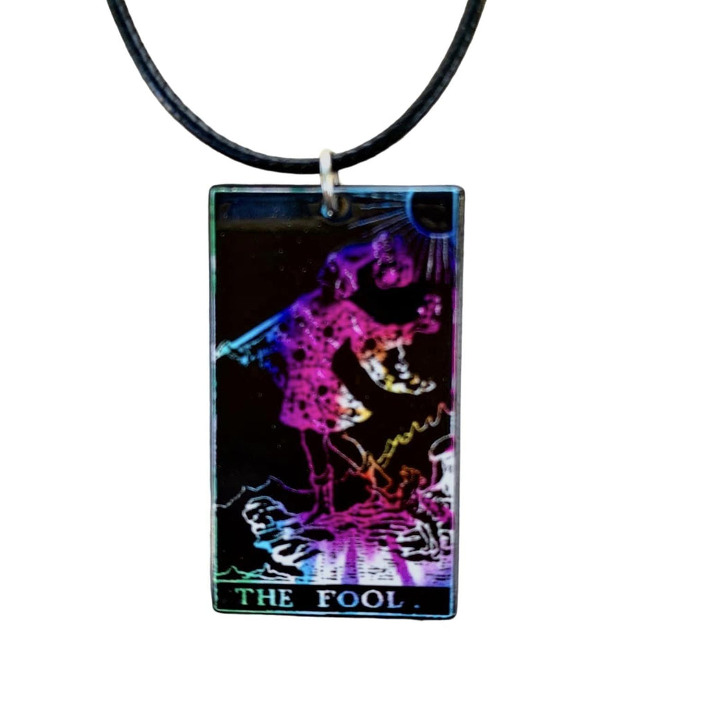 Tarot Card Necklaces - Rainbow