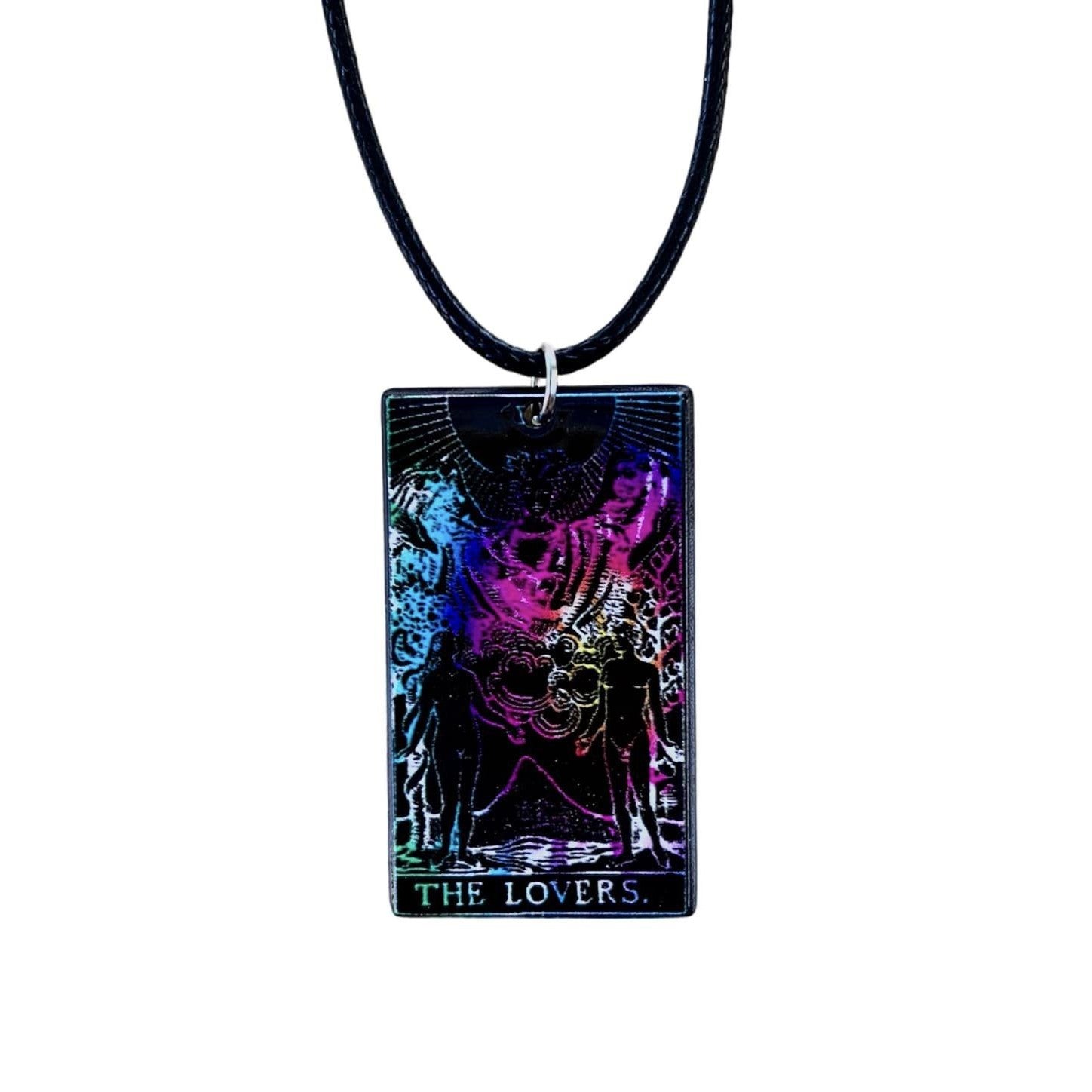 Tarot Card Necklaces - Rainbow