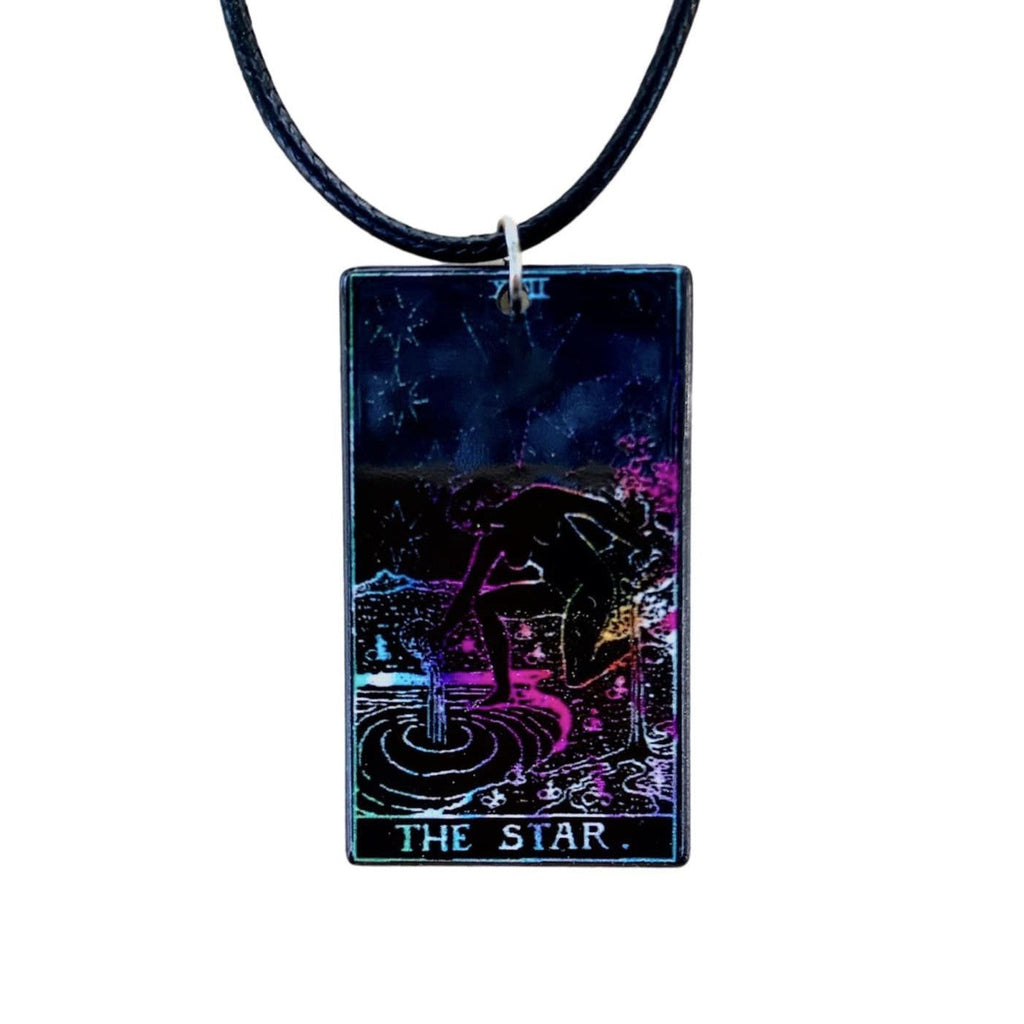 Tarot Card Necklaces - Rainbow