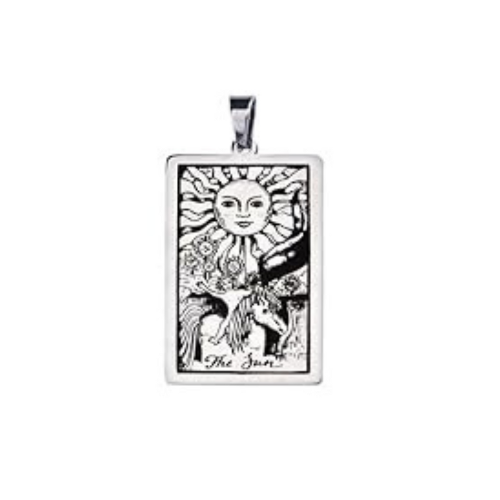 Tarot Card Necklaces - Silver Colored HD
