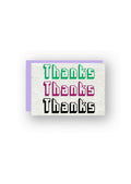 Thanks Thanks Thanks Wildflower Seed Paper Card