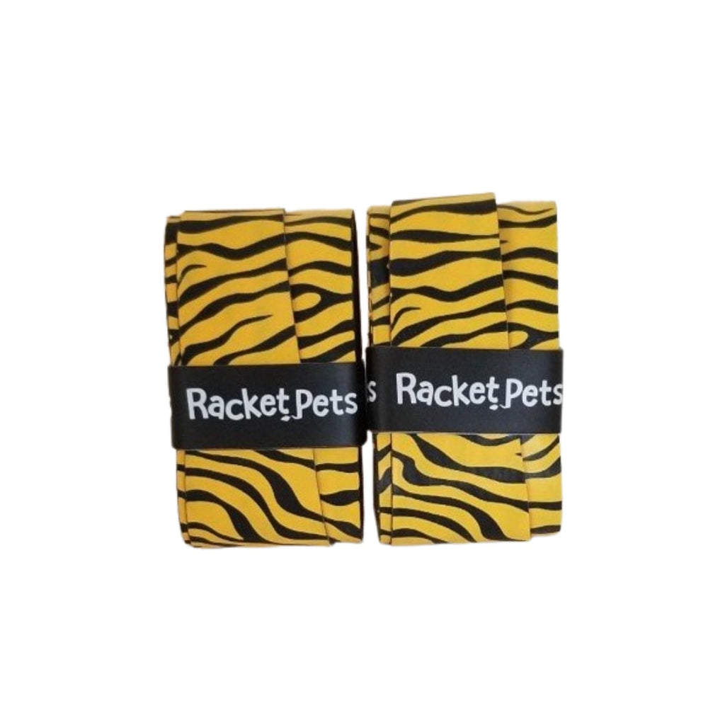 Overgrip Tape for Tennis Racket - Yellow Tiger (pack of 2)