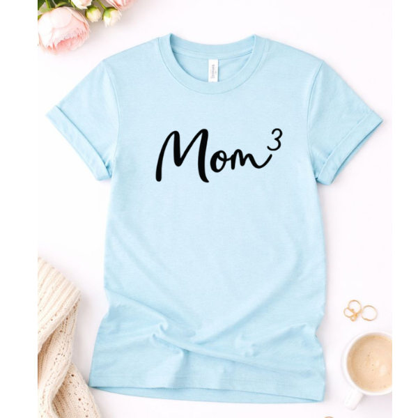 Mom Of 3 Graphic Tee 5427