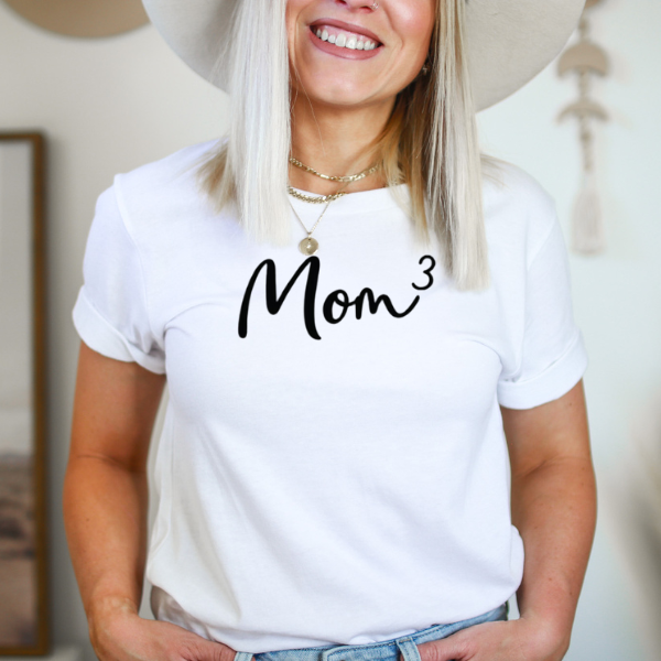 Mom Of 3 Graphic Tee 5427