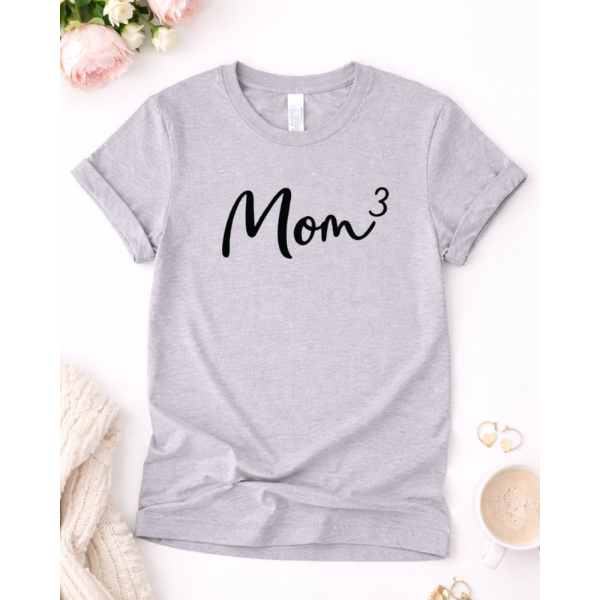 Mom Of 3 Graphic Tee 5427