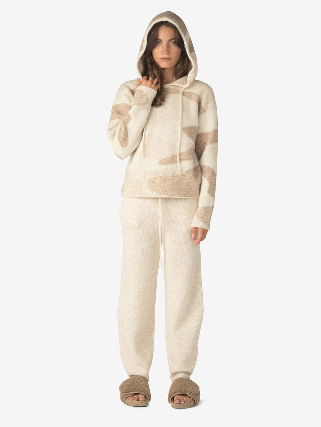 Chalet Hoodie - Cream Camo