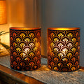 Set of 2-8''H Wall Sconce Lighting Lamps(Flabellum)