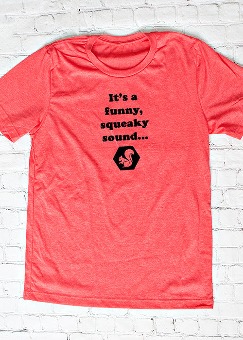 funny squeaky sound tee XMS0011R