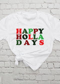 Happy Holla Days Tee XMS0022WHT