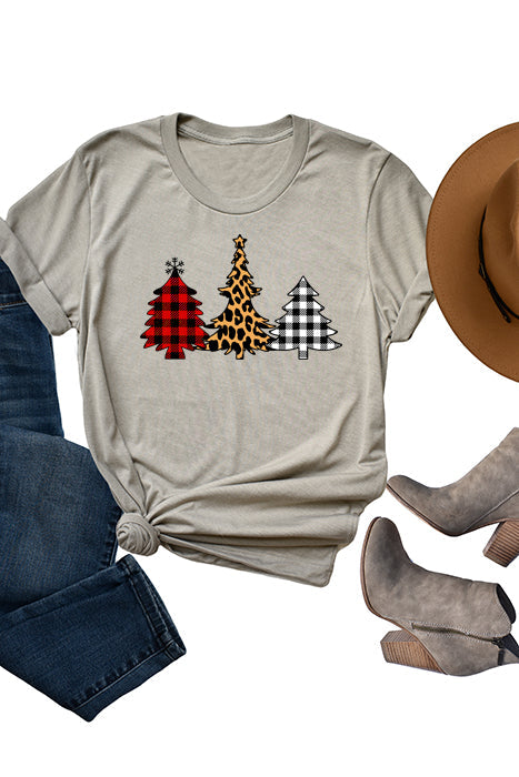 Gingham & Cheetah Trees XMS0037STN