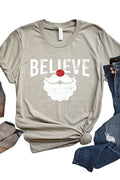 Believe Santa Tee XMS0070