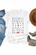 Reindeer Names Tee xms0091
