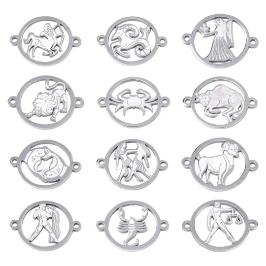 Zodiac Bracelets with Adjustable Chain