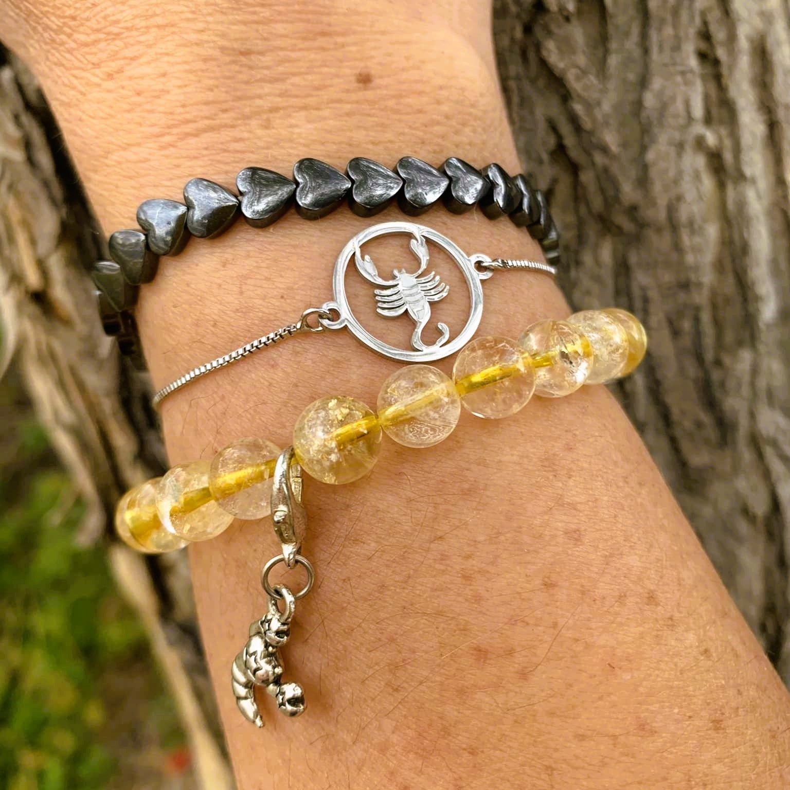 Zodiac Bracelets with Adjustable Chain