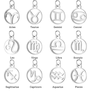 Zodiac Necklaces - Petite Cut Out