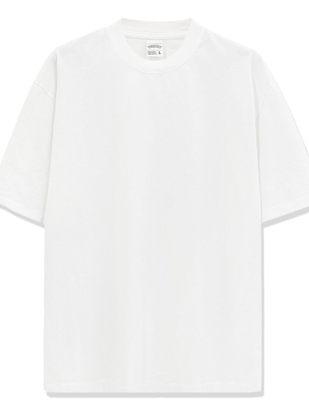 Round Neck Washed T-Shirt Plus Size