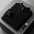Jacquard Double-strand Thickened Long-sleeved Sweater