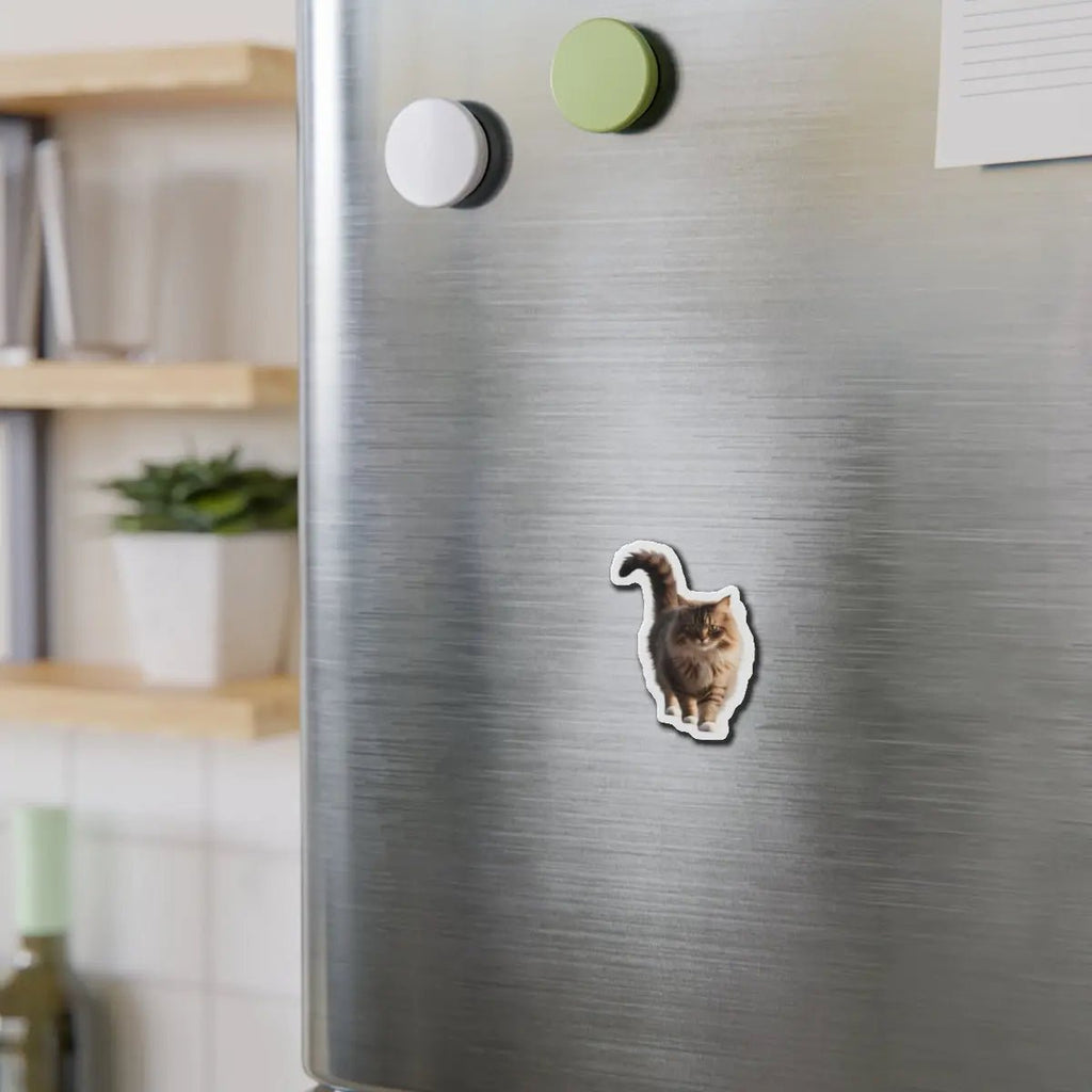 Adorable Cat Die-Cut Magnet - Perfect for Cat Lovers & Home Decor