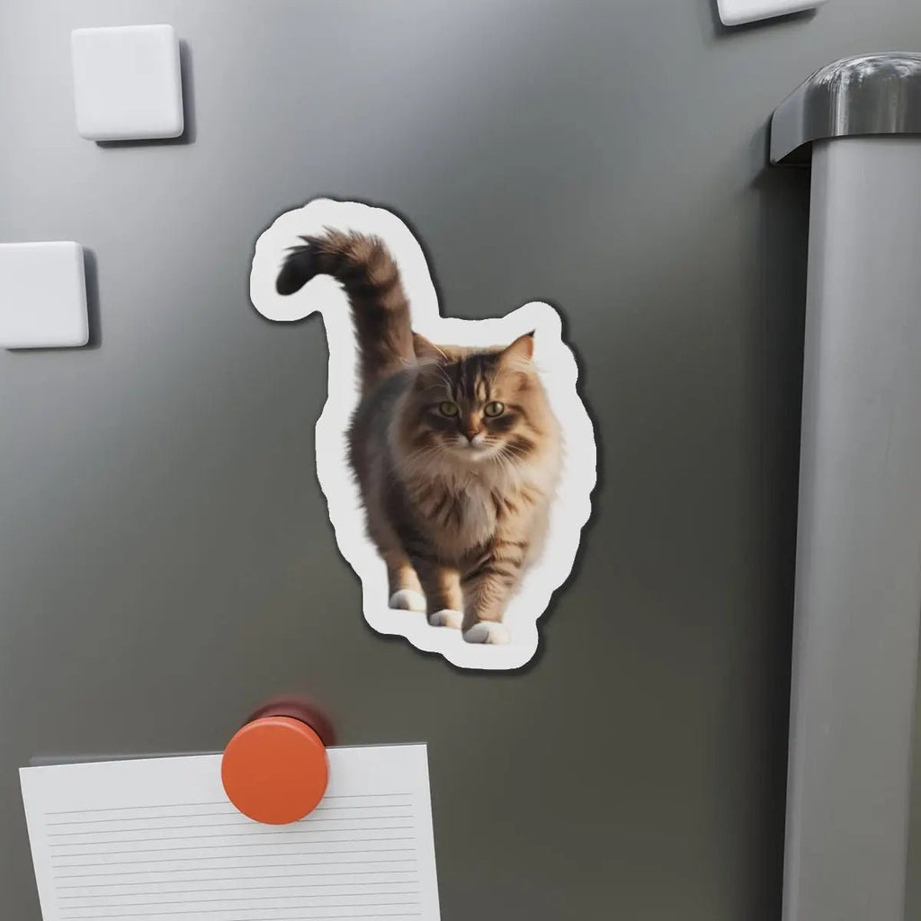 Adorable Cat Die-Cut Magnet - Perfect for Cat Lovers & Home Decor
