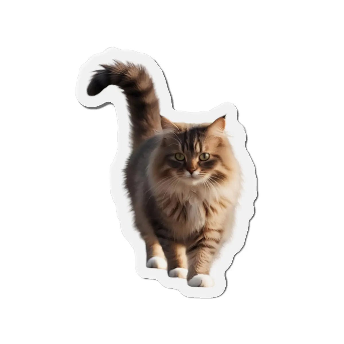 Adorable Cat Die-Cut Magnet - Perfect for Cat Lovers & Home Decor