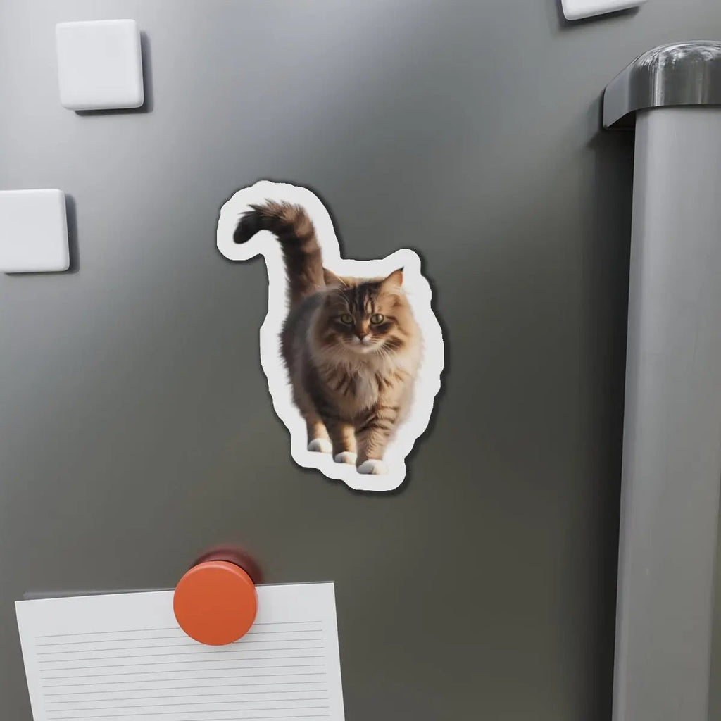 Adorable Cat Die-Cut Magnet - Perfect for Cat Lovers & Home Decor