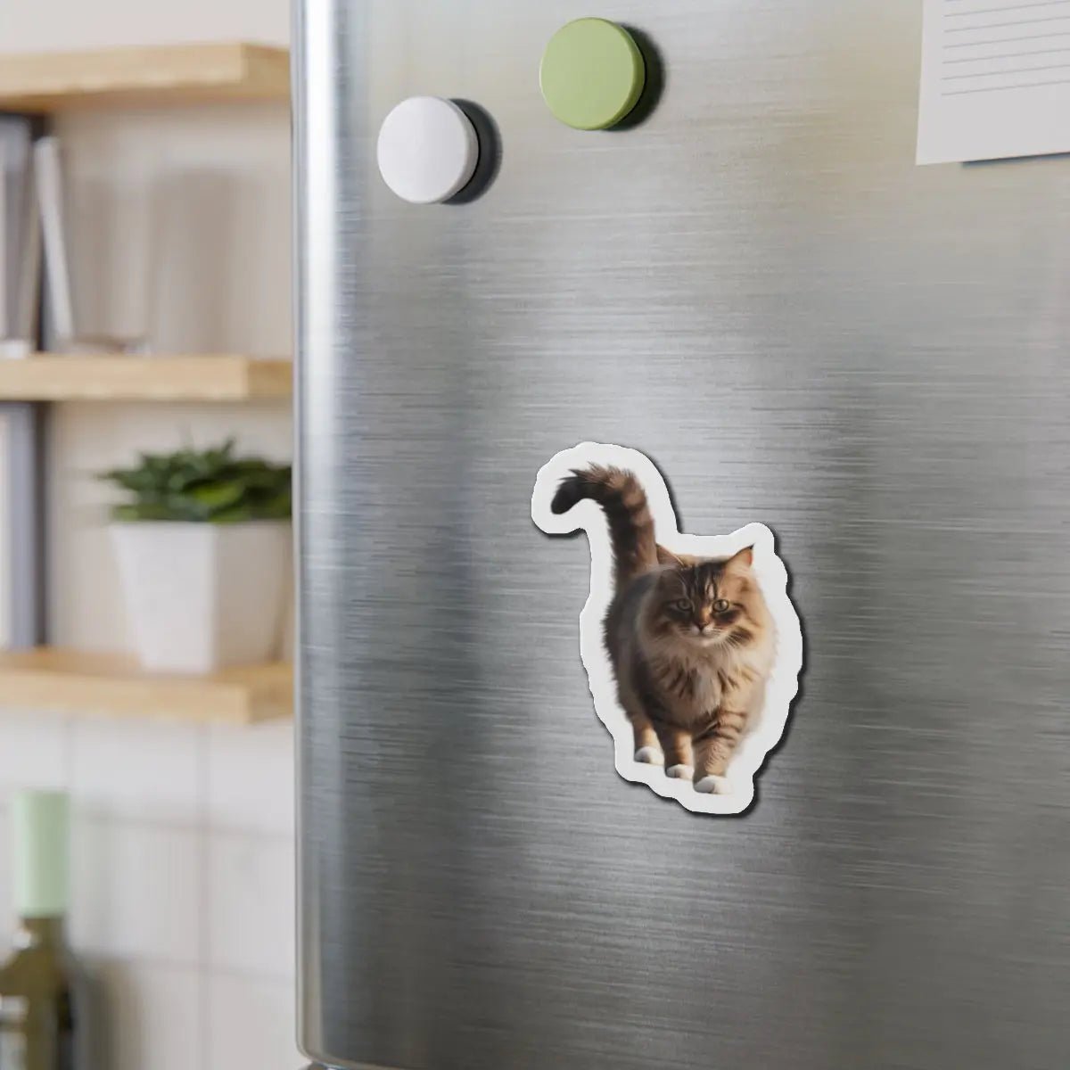 Adorable Cat Die-Cut Magnet - Perfect for Cat Lovers & Home Decor