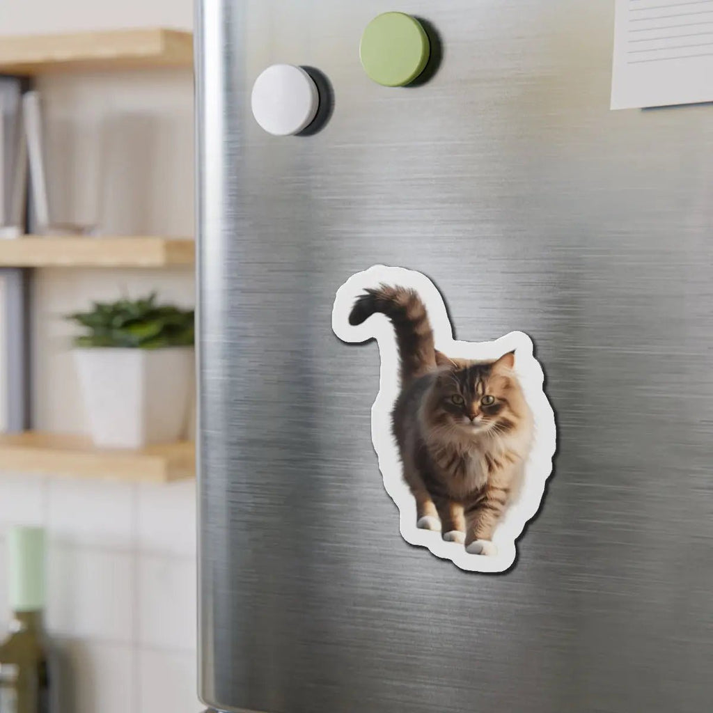 Adorable Cat Die-Cut Magnet - Perfect for Cat Lovers & Home Decor