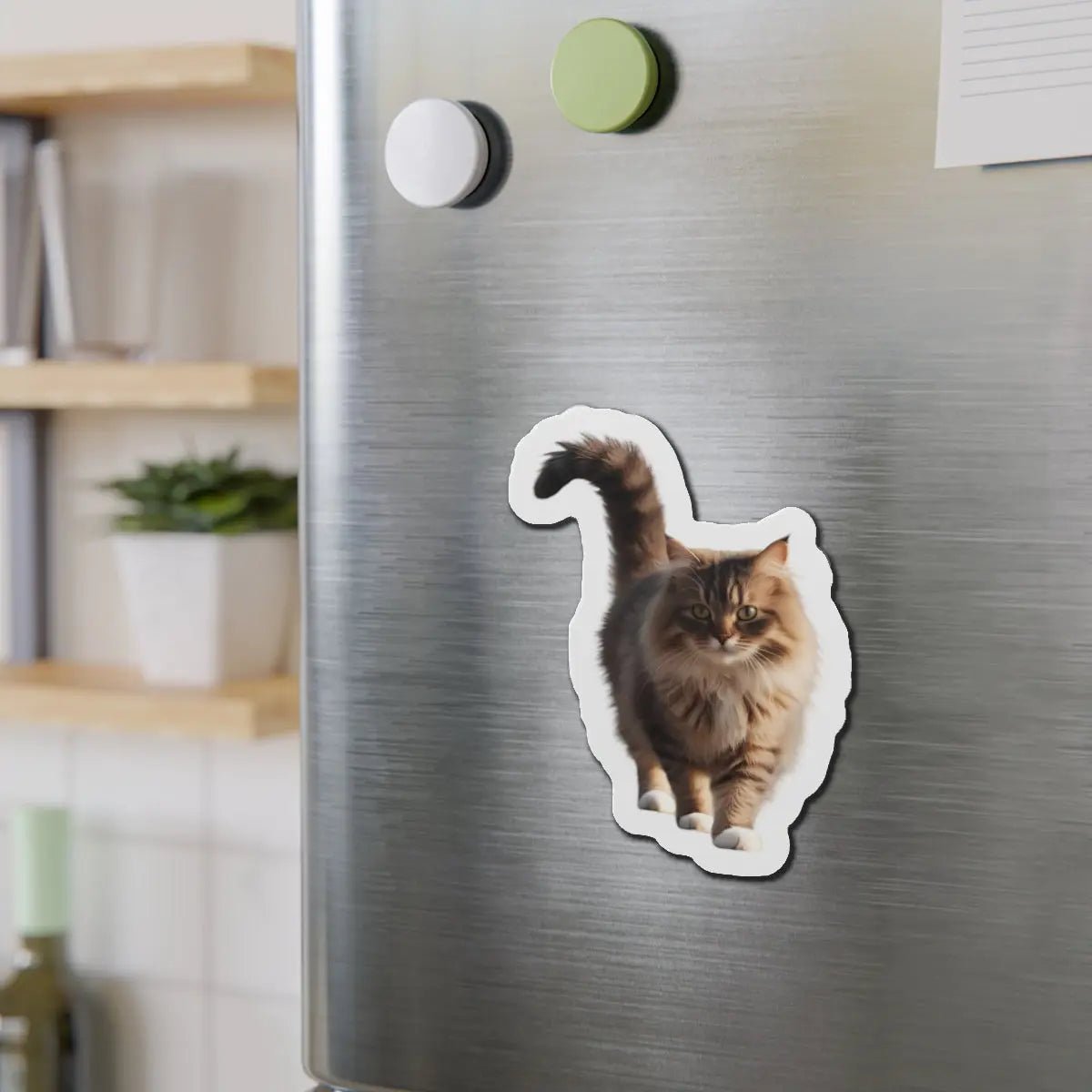 Adorable Cat Die-Cut Magnet - Perfect for Cat Lovers & Home Decor