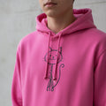 Adorable Stick Cat Youth Hoodie