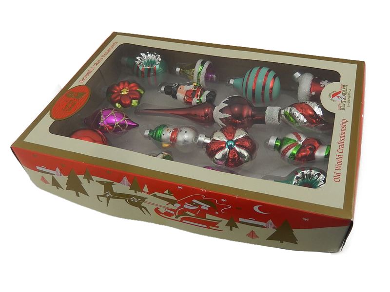 Early Years Miniature Glass Ornament 12 Piece Set