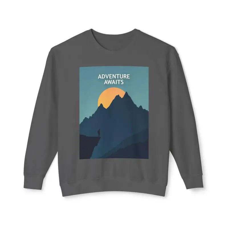 Ocean State Styles Sweatshirt Adventure Awaits Mountain