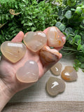 Agate Heart (some with flower inclusions)