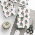All Booked Up Christmas Matte Wrapping Paper Roll