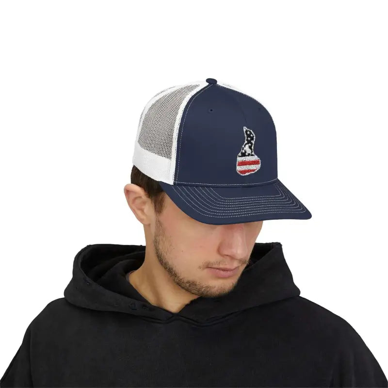 Ocean State Styles Patriot Trucker Cap AmericanFlag One Size