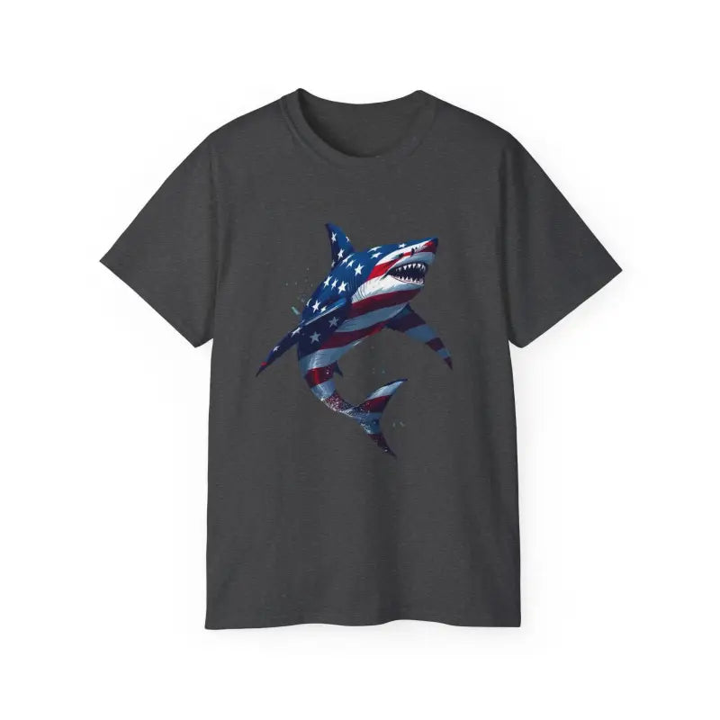 Ocean State Styles Patriotic Threads T Shirt Graphic Shark