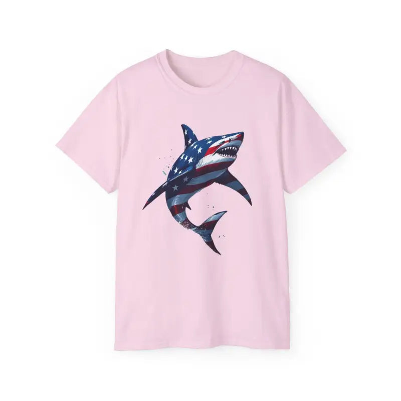 Ocean State Styles Patriotic Threads T Shirt Graphic Shark