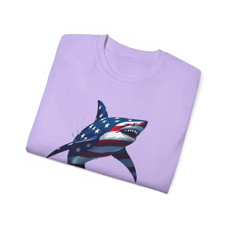 Ocean State Styles Patriotic Threads T Shirt Graphic Shark