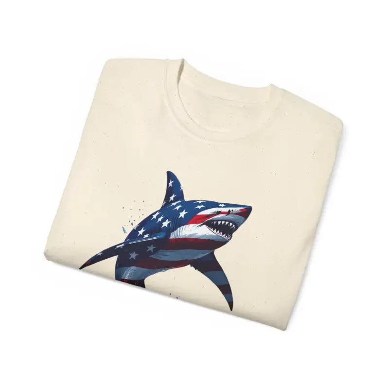 Ocean State Styles Patriotic Threads T Shirt Graphic Shark