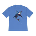 Ocean State Styles BlueWave T Shirt Wicking Flag Shark