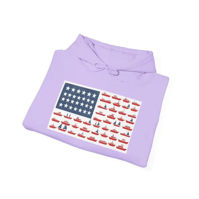 Ocean State Styles Hoodie American Ship Flag Unisex