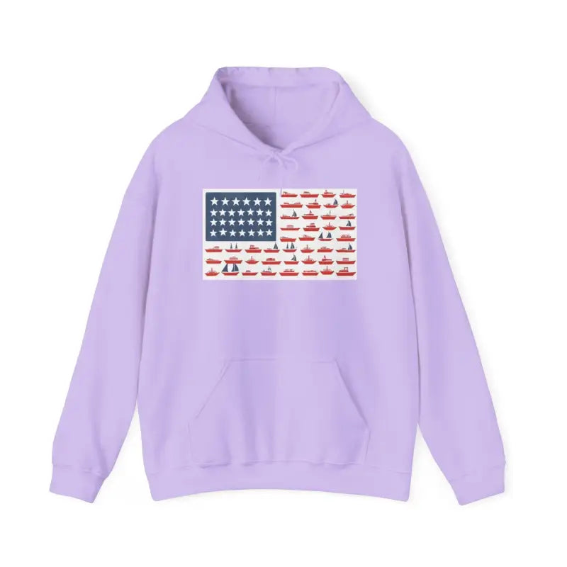 Ocean State Styles Hoodie American Ship Flag Unisex