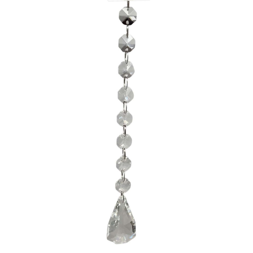 Glass Look Acrylic Jewel Ornament -