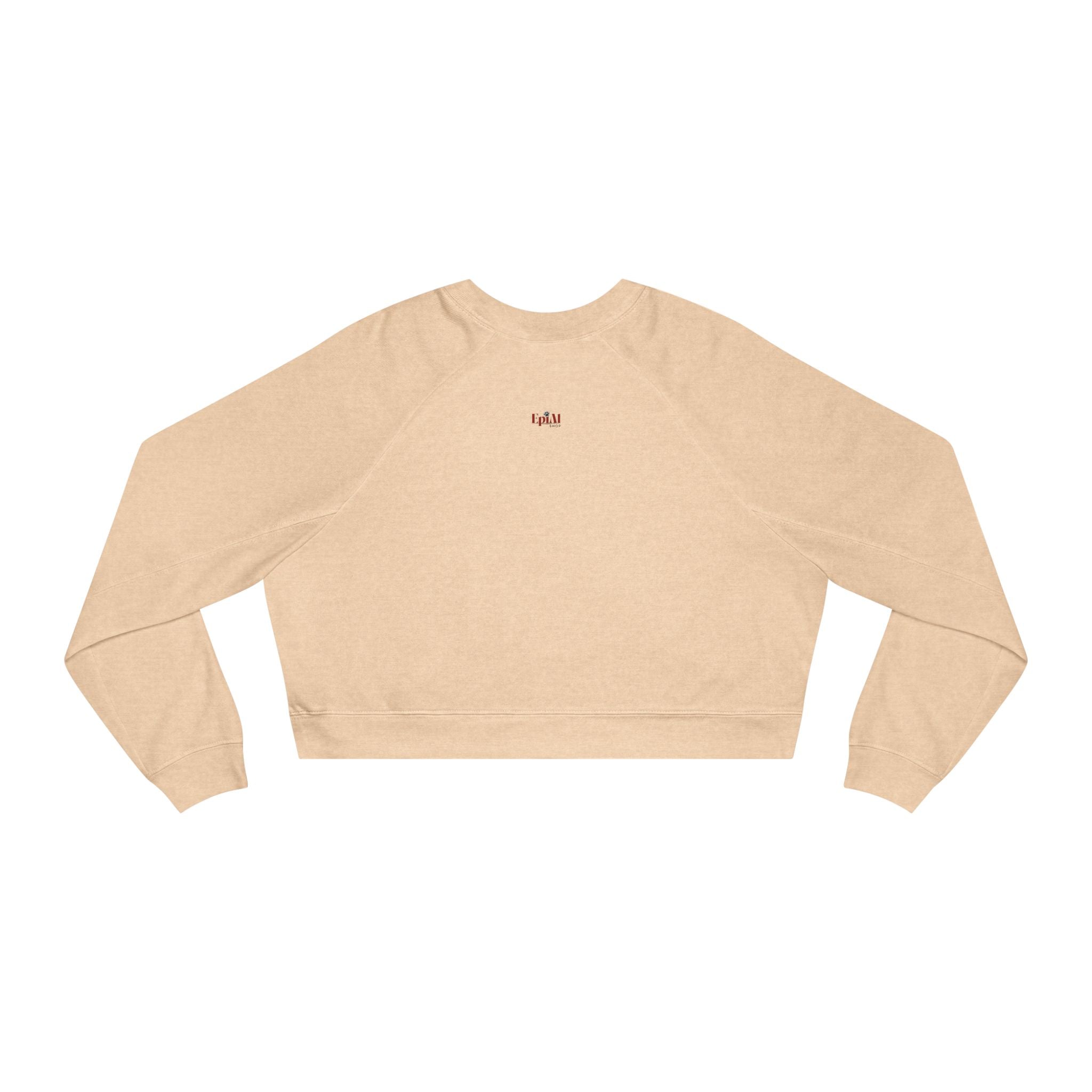 Artist of Darkness Women's Cropped Pullover - Stylish Fleece Sweatshirt