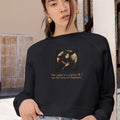 Artist of Darkness Women's Cropped Pullover - Stylish Fleece Sweatshirt