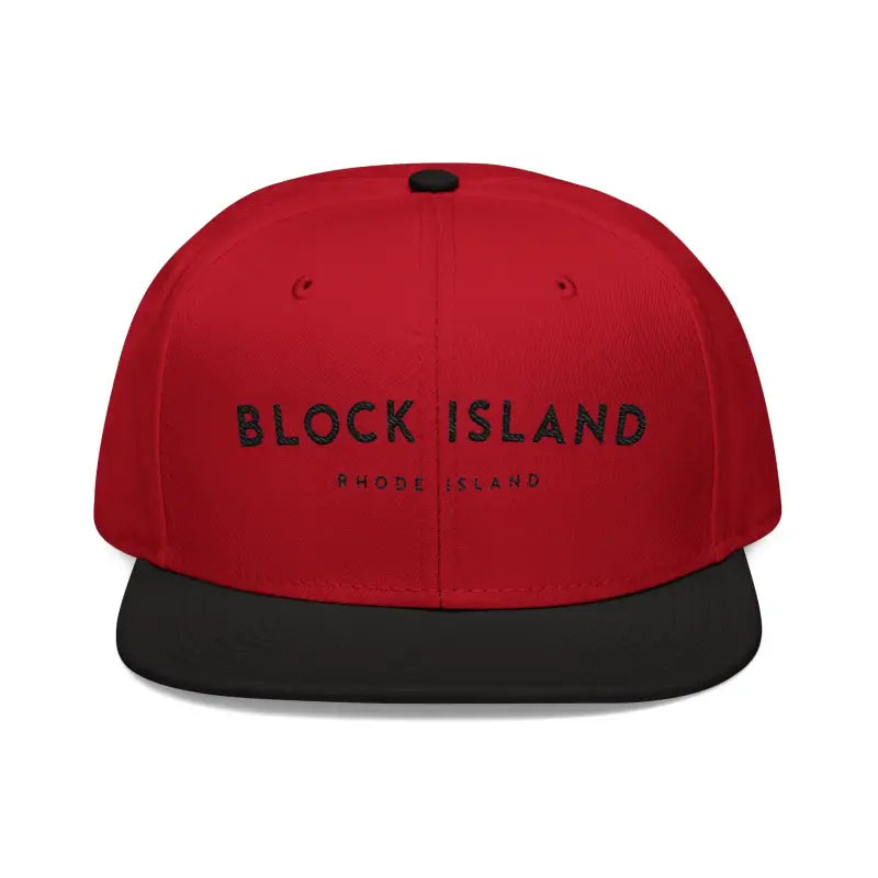 Ocean State Styles Block Island Snapback Cap Embroidered