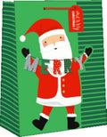 Medium Sized Whimsical Giftbag - Santa