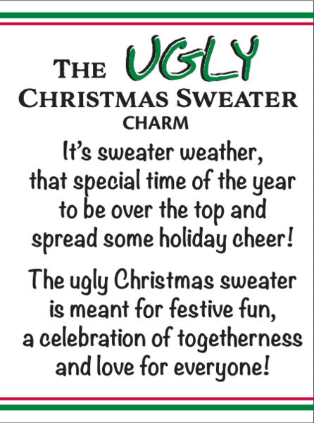 The Ugly Christmas Sweater Charm
